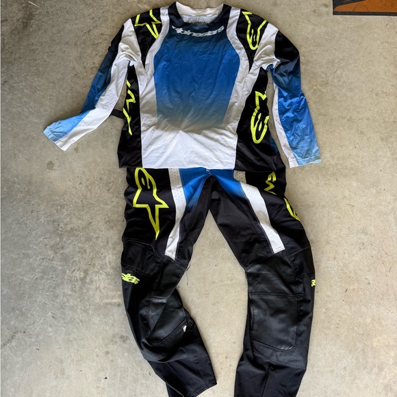 Alpinestars Other - Alpinestars Blue and Black Motocross Racing Suit